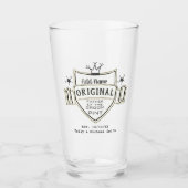 VADER BRUIDEGOM - Gepersonaliseerde Groomsmen PINT Glas (Voorkant)