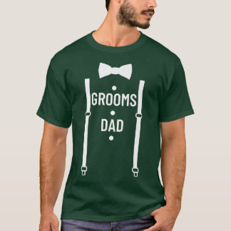 Vader-bruiloft Vader Vader van de Groom Groom T-shirt