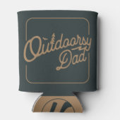 Vader buitenshuis Natuur Loop Blikjeskoeler (Achterkant)