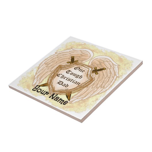 Vader Christelijk Tegeltje (Zijkant)