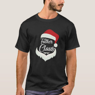 Vader Claus Kerstmis Funny Pajamas Santa Costume T-shirt