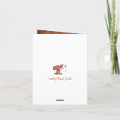 Vader Cougar, Puma, Mountain Lion Animal Kaart (Achterkant)