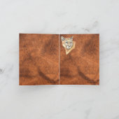 Vader Cougar, Puma, Mountain Lion Animal Kaart (Binnen)