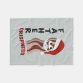 Vader Crispness! Bacon Fleece Deken (Voorkant (Horizontaal))