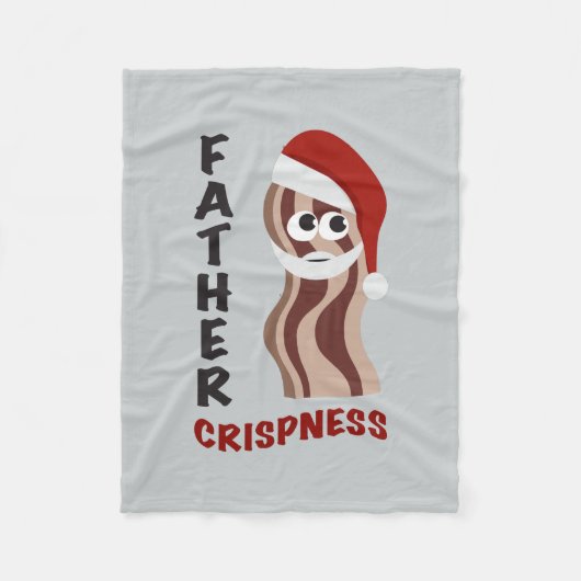Vader Crispness! Bacon Fleece Deken (Voorkant)
