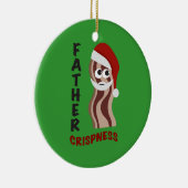 Vader Crispness! Bacon Keramisch Ornament (Rechts)