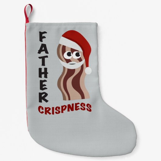 Vader Crispness! Bacon Kleine Kerstsok (Voorkant)