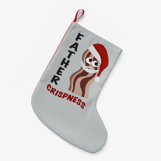 Vader Crispness! Bacon Kleine Kerstsok (Voorkant (Hangend))