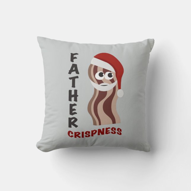 Vader Crispness! Bacon Kussen (Voorkant)