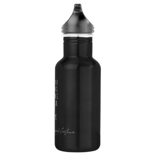 Vader Crossword Modern Papa kinder namen script Waterfles (Rechts)