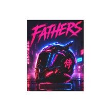 Vader Cyberpunk Berijder Helm Canvas