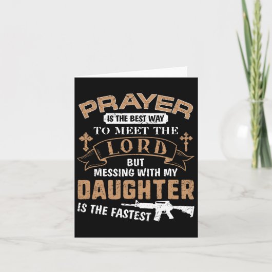Vader Dag grappenmaker voor vader papa als je mess Kaart (Voorkant)