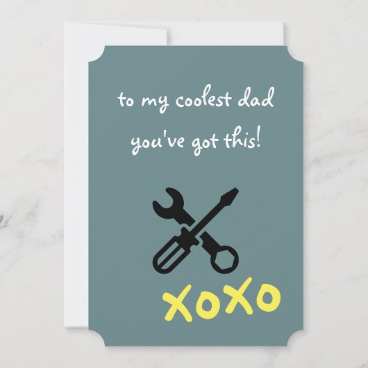 Vader Dag Pun, als papa het niet kan oplossen... z Kaart (Achterkant)