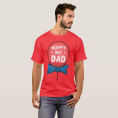 Vader dag sticker vrienden t-shirt (Voorkant volledig)