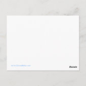 Vader Daughter Family Custom Art Briefkaart (Achterkant)