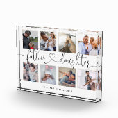 Vader Daughter Heart Script | Fotoraster collage Fotoblokken (Rechts)