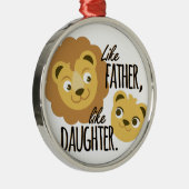 Vader Daughter Metalen Ornament (Rechts)