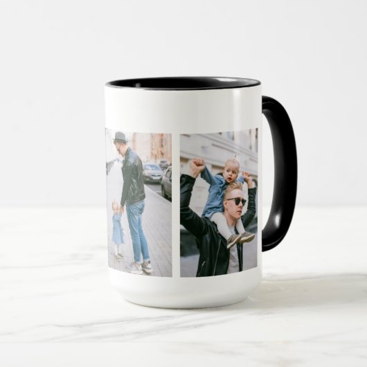 Vader Daughter Persoonlijke foto Mok (Voorkant rechts)