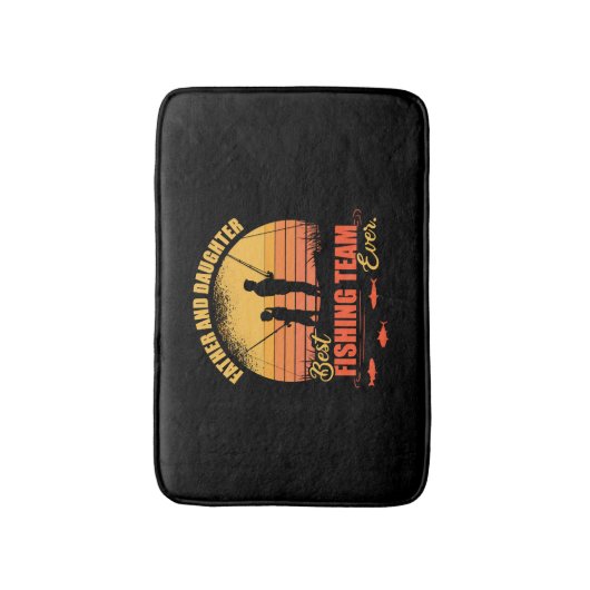 Vader Daughter Vist Gift Badmat (Voorkant Verticaal)