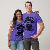 Vader Day Geweldige vaders hebben baarden retro T-shirt (Unisex)