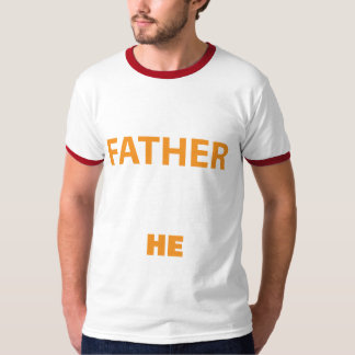 Vader de Mannen heeft Basic Ringer T-shirt