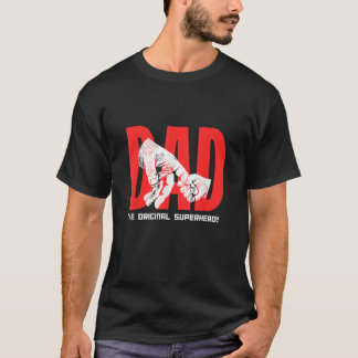Vader De originele superheld Vaderdag Inspiratie T-shirt