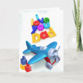 Vader de Superheld Vaderdag Kaart (Voorkant)