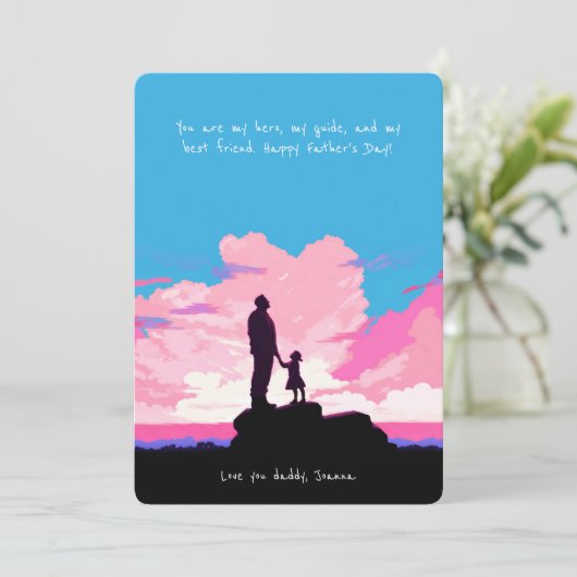 Vader de Ultimate Guide | VADERDAG Feestdagenkaart (Staand voorkant)