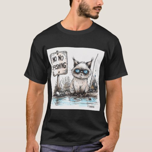 vader die vist t-shirt (Voorkant)