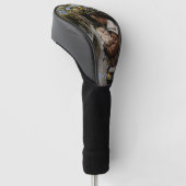 Vader-dochter aangepaste foto wilde bloem golfheadcover (Schuin)