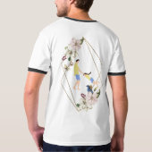 Vader Dochter Bond Vuurtoren Beste Papa Ooit Blauw T-shirt (Achterkant)