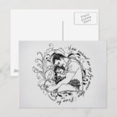 Vader & Dochter Briefkaart (Voorkant / Achterkant)