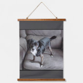Vader Dochter Chihuahuas Hout Topped Tapestries Hangend Wandkleed (Voorkant 2)