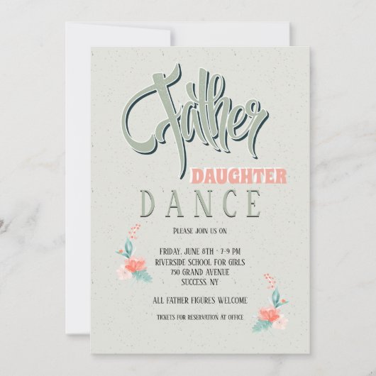 Vader Dochter Dance Kaart (Voorkant)