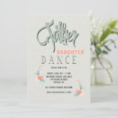 Vader Dochter Dance Kaart (Staand voorkant)