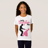 vader-dochter dans t-shirt (Voorkant volledig)