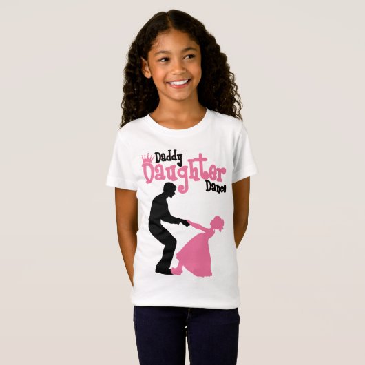 vader-dochter dans t-shirt (Voorkant volledig)