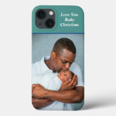 Vader Dochter Familie Naam Foto Custom Case-Mate iPhone Case (Achterkant)