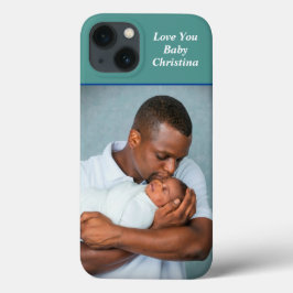 Vader Dochter Familie Naam Foto Custom Case-Mate iPhone Case