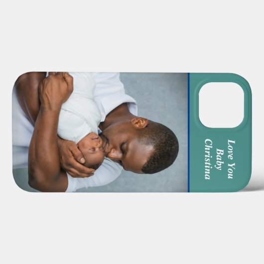 Vader Dochter Familie Naam Foto Custom Case-Mate iPhone Case (Achterkant (horizontaal))