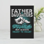 Vader Dochter hoort altijd hartstikke cadeau voor Aankondiging (Staand voorkant)