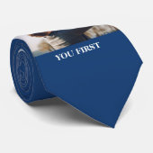 Vader Dochter Huwelijksceremonie Stropdas (Opgerold)