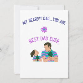 Vader Dochter Ijs Pret Ontwerp Feestdagenkaart