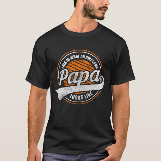 Vader Dochter Ouders Sterke retro T-shirt (Voorkant)