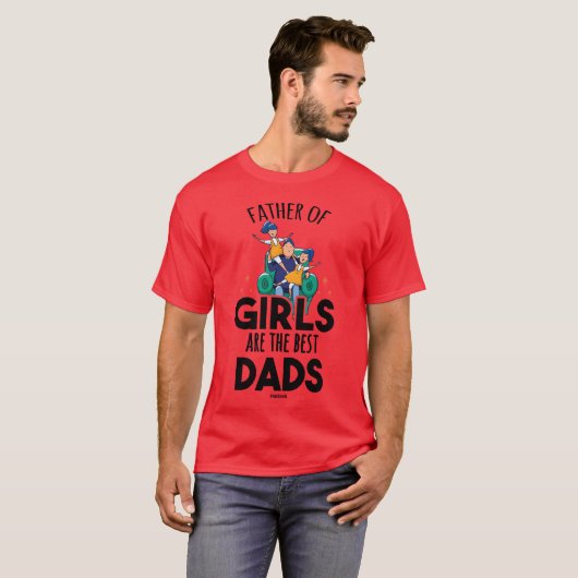 Vader Dochters Beste Papa familie T-shirt (Voorkant volledig)