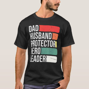 Vader Echtgenoot Beschermer Held Leider Vaderdag T-shirt
