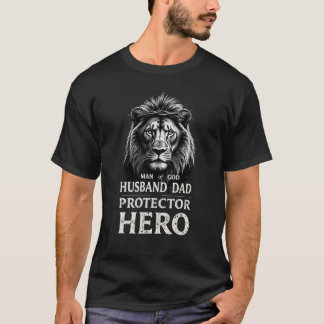 Vader Echtgenoot Beschermer Heren T-shirt, Christe T-shirt
