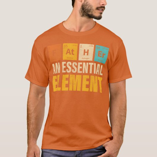 Vader Een Element Grappige Periode  T-shirt (Voorkant)