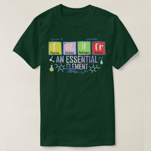 Vader een element t-shirt (Design voorkant)
