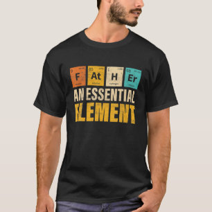 Vader een essentiële elementencool periodieke tabe t-shirt